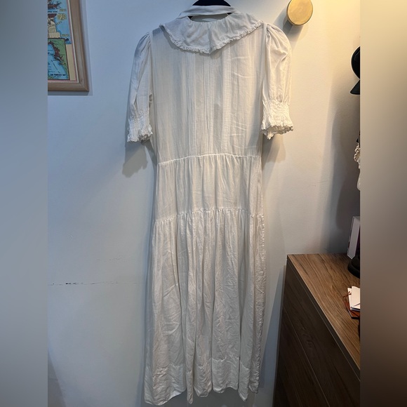 Doen Cream Ruffled Dress - Picture 3 of 3